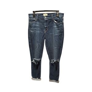 L'AGENCE Rachel High Rise Slim Jeans in Diamond Destruct Size 29